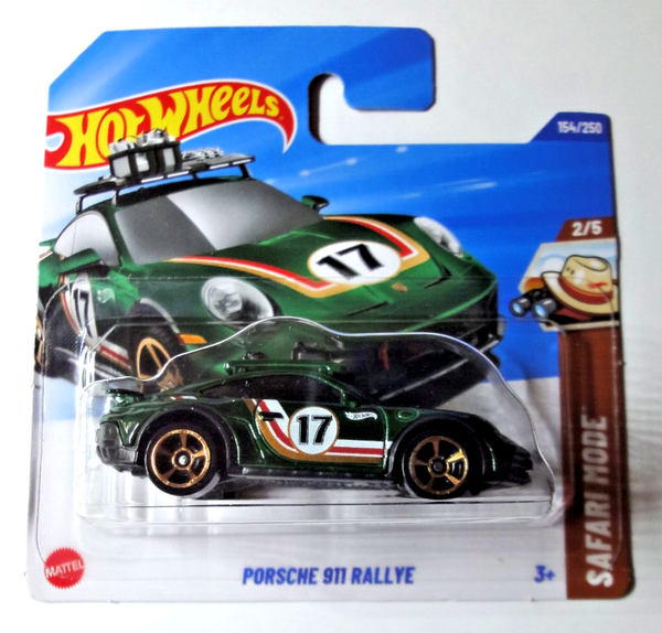 Hot Wheels - Porsche 911 Rallye - Typ 992 - GrüN - Safari Mode 2025 - HYW87-image