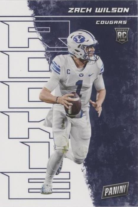 2021 Panini Player of the Day Zach Wilson #77 - 1 of 2