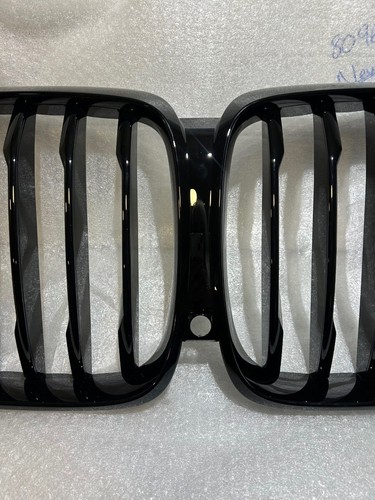 BMW X5 G05 FRONT GRILL KIDNEY GRILLE SHADOWLINE BLACK NEW GENUINE 8096590 S9B - Picture 4 of 8