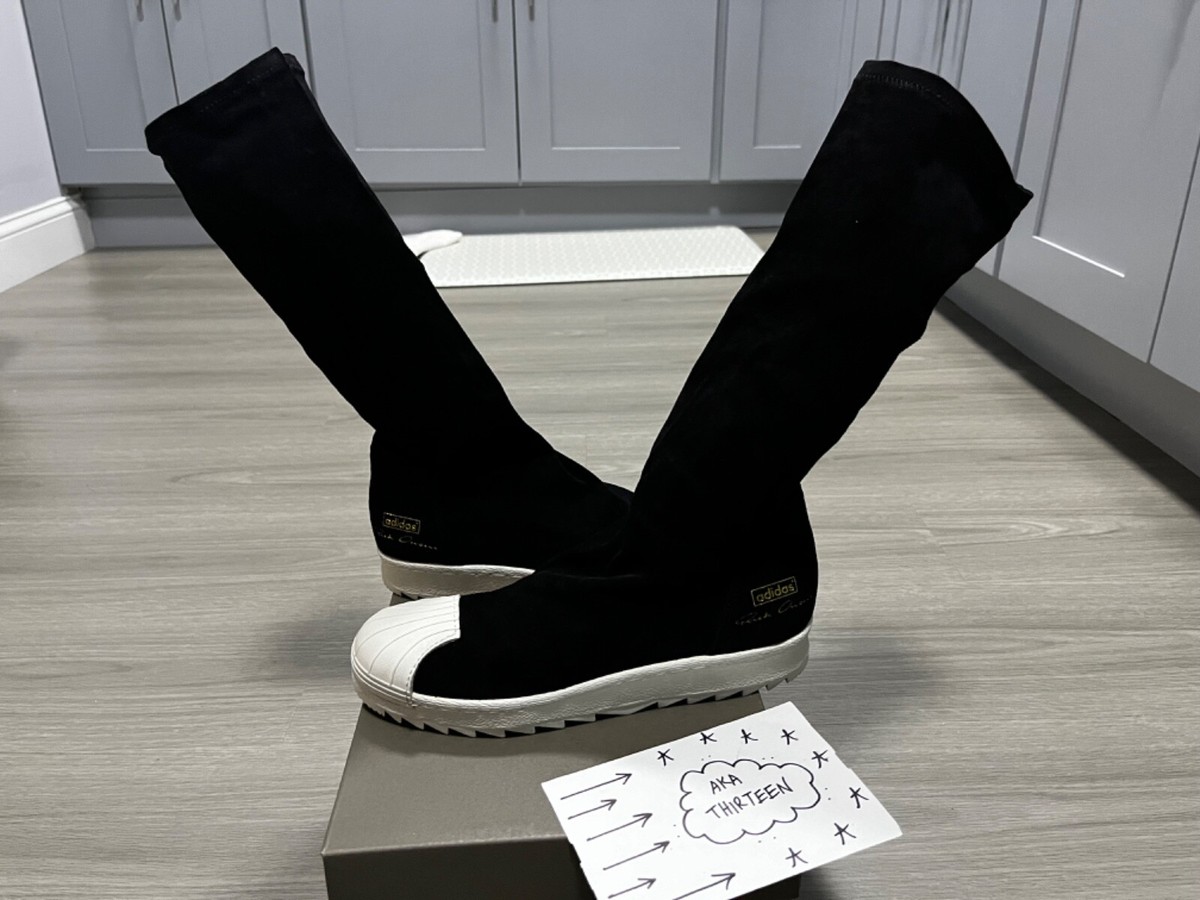 RICK OWENS ×  RO SUPERSTAR RIPPLE Adidas x Rick Owens RO Superstar Ripple Black US 7.5 AQ3134