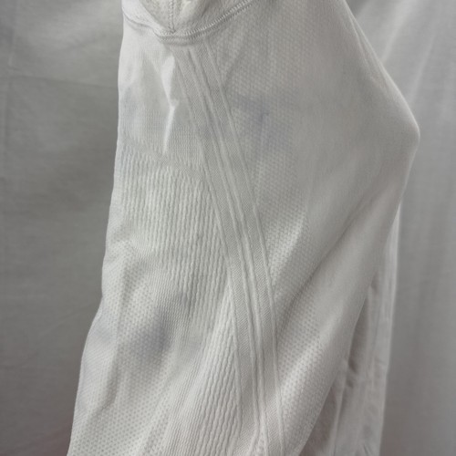 Clothing Lot 2pc Girls Large Athleta White Tee Under Armour Shorts Pink HeatGear - Picture 5 of 16