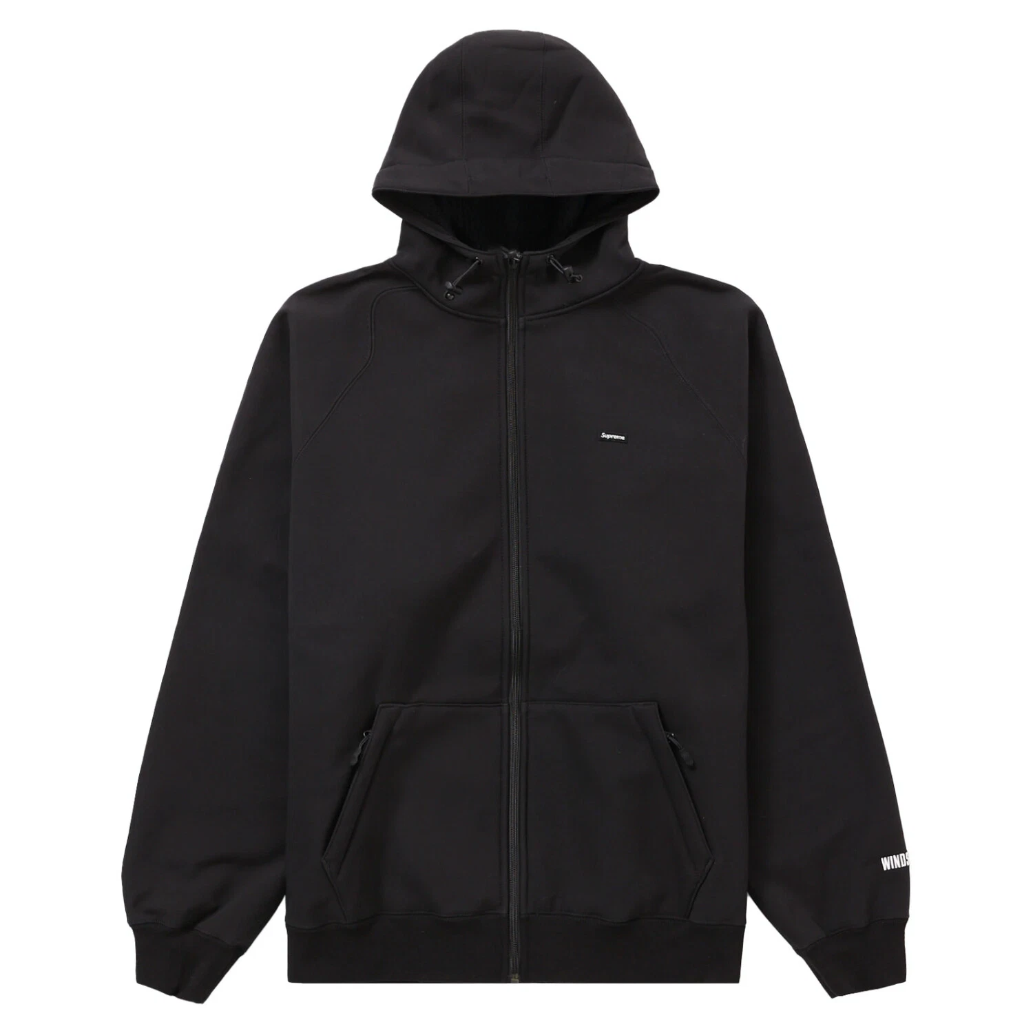 Sweat à capuche zippé Supreme WINDSTOPPER (FW21) noir