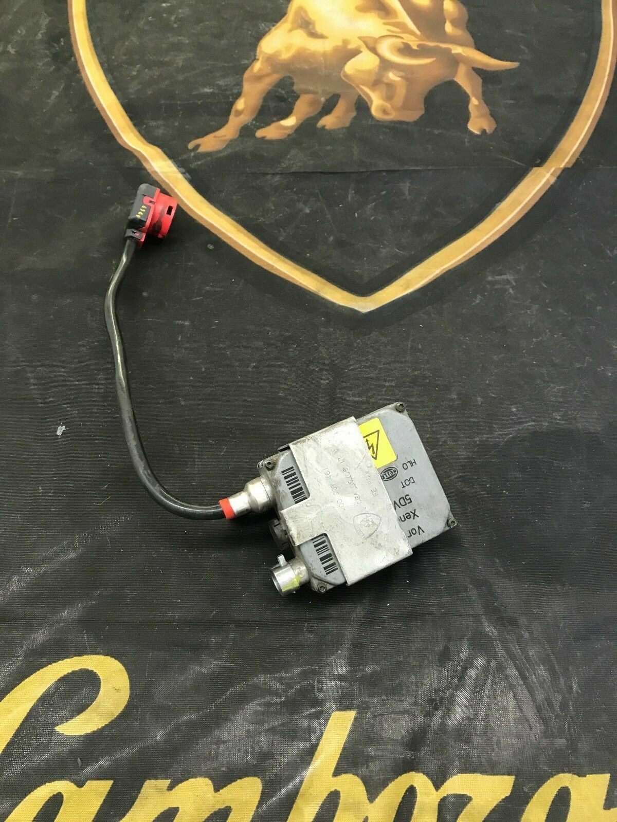LAMBORGHINI GALLARDO MURCIELAGO LP XENON HEADLIGHT COMPUTER ECU W/ BRACKET OEM
