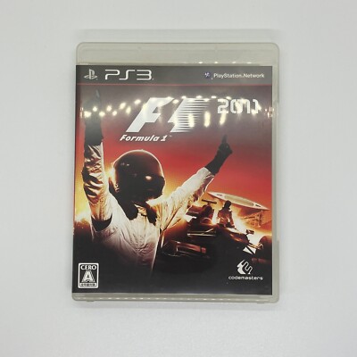 F1 2011 The Official Formula One Game Sony PlayStation PS3 Japan ver codemasters