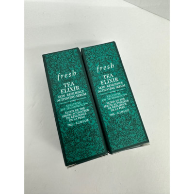 Fresh Skin Serum Exclusive Apt Technology Tea Elixir Lot of 2 Boxes Ea .23 Fl Oz
