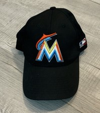 Miami Florida Marlins New Team MLB Adjustable Youth Kids Baseball Hat Cap Black