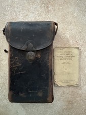 EASTMAN KODAK No.3- A FOLDING POCKET KODAK CAMERA CASE ONLY W/STRAP And Manual