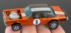 Vintage Hot Wheels Redline 1970 RESTORED ORANGE Nitty Gritty Kitty - BLACK ROOF!