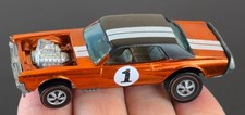 Vintage Hot Wheels Redline 1970 RESTORED ORANGE Nitty Gritty Kitty - BLACK ROOF!