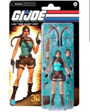 PRESALE G.I. Joe Classified Lara Croft TOMB RAIDER Retro Cardback Collab