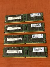 LOT OF 4 - Micron 16GB 2Rx4 PC4-2133P-RB0-10 Server RAM Memory   -  64GB total