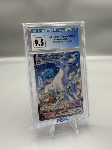 Ice Rider Calyrex VMAX graded CGC 10 for sale on eBay