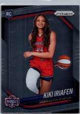 Kiki Iriafen 2025 Panini Prizm WNBA #149 Rookie Variation Washington Mystics