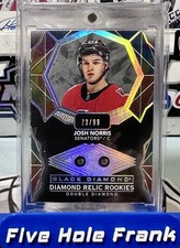 2020-21 Upper Deck Black Diamond - Relic Rookie Gems Double Diamond Josh Norris