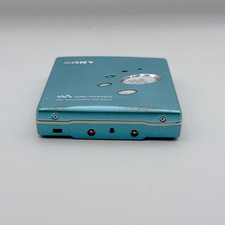Sony MZ-E520 Blue MD Walkman Mini Disc Audio Player Japan Tested Used
