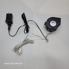 Replacement 0.5A Fan Blower w/ 3 LED lights for Gemmy Airblown Inflatable