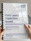 Ofsted Early years inspection toolkit EYFS Updated September 2026