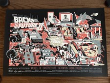 Back to the Future Part II Mondo 36x24 Poster Adam Simpson Limited Edition Print