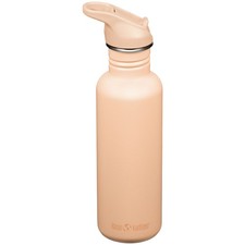 Klean Kanteen Classic Trinkflasche mit Flip Seal Sport Cap 800ml Peach Parfait