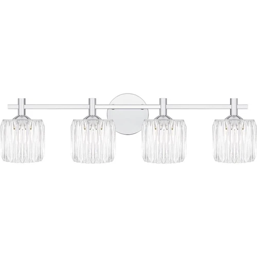 Quoizel Spade 4Light Bath Light, Polished Chrome/Clear Acrylic - SPD8630C - Picture 1 of 1