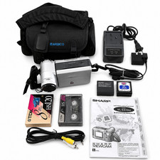 Sharp VL-E610U Viewcam 8mm Camcorder Kit Remo...