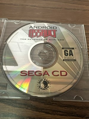 Android Assaults the Revenge of Bari-Arm 1994 Sega CD  Disc Only