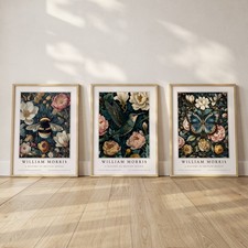 William Morris Botanical Insect Collection Wall Art Prints Posters Pictures
