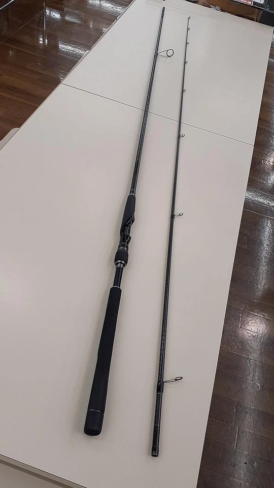 Varilla de lubina Shimano Exsence S1006M/Rf, 16 ft, usada, grieta en guía epoxi Foto 3 de 4