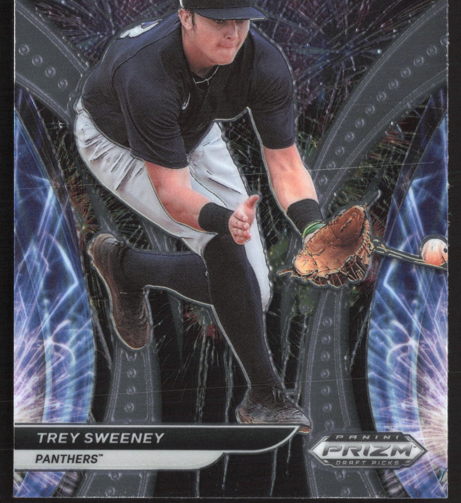 2021 Panini Prizm Draft Picks #F-TS Trey Sweeney Fireworks