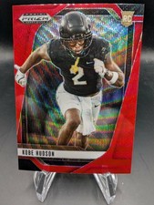 2025 Panini Prizm Draft Picks - #136 Kobe Hudson RC Ruby Wave Prizm