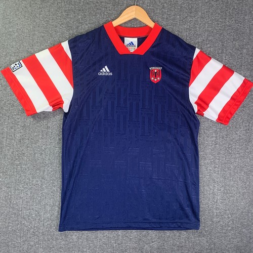 Vintage DC United Soccer Jersey Men Large 1997 MLS Playera Futbol Washington