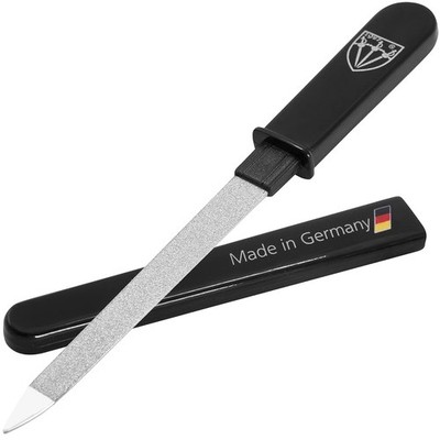 3 Swords Germany Double-Sided Sapphire Metal Pocket Nail File   Made in Solingen