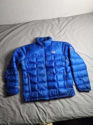 North Face Summit Series 800 Down Puffer Jacket Mens 2XL Royal Blue Winter READ