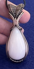 Peruvian Mangano Calcite~ Handmade copper wir...