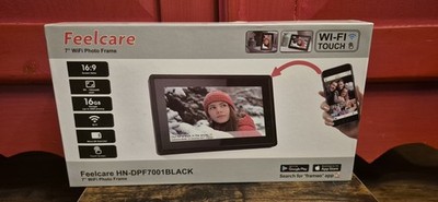 New Feelcare 7 Inch Smart WiFi Digital Picture Frame HN-DPF7001Black Frameo 