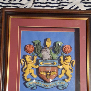 Burnley Football Club Crest Framed Print Picture Football Prints