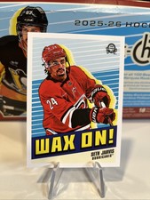 2025-26 O-Pee-Chee Wax On! Seth Jarvis #WO-2 Hurricanes OPC SSP Case Hit