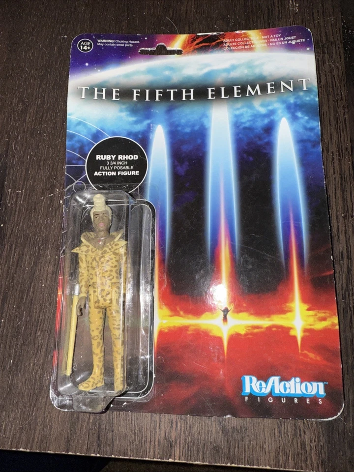 TARJETA FIGURA FUNKO REACTION THE QUINTH ELEMENT RUBY RHOD 3.75" - NUEVA Foto 3 de 4