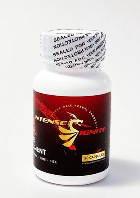 Intense Ignite Fast Acting Male Enhancement Support Natural Formula - 20 Pills