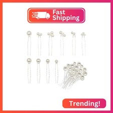 ELANE 38 Pcs Pearl Hair Pins for Wedding Hairstyles, Bridal Hair Accessories, Ha