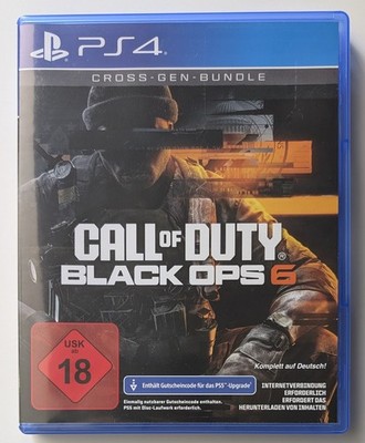PS4 - Call of Duty: Black Ops 6 Cross-Gen, PS5 Code nicht benutzt, neuwertig