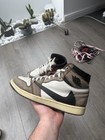 Jordan 1 High X Travis Scott OG 45.5 US11.5 Braun Weiß Schwarz, Nike