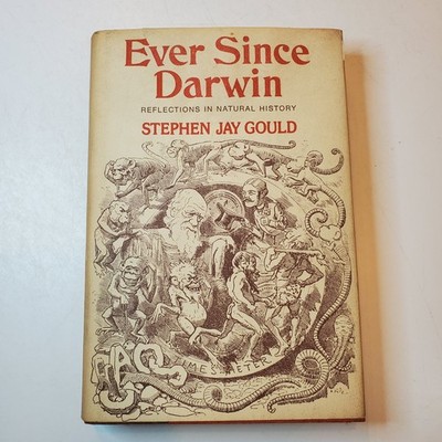 Ever Since Darwin 1977 HC DJ Stephen Jay Gould Natural History Human IQ Biology