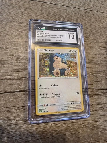 Snorlax 016/034 Trading Card Game Classic Holo