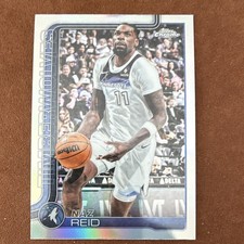 Topps 2025-26 Topps Chrome Naz Reid #156 Refractor Minnesota Timberwolves