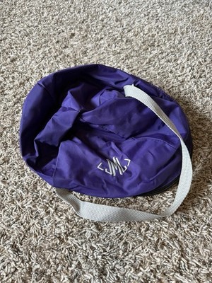 Purple Monogrammed Helmet Bag Equestrian English Riding