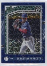 2024 Donruss Optic Rated Prospects Blue Velocity Prizm Sebastian Walcott b4d