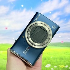 N MINT Canon Power Shot SX200 IS 12.1MP 12x Zoom Digital Camera English Blue