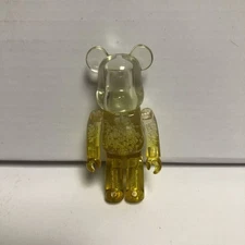 Super Rare BEARBRICK Series 25 Jelly Bean Lemon Squash Collectible Used