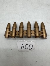 Toy Bullet Bandolier Belt Gold Plastic Costume Accessory Part